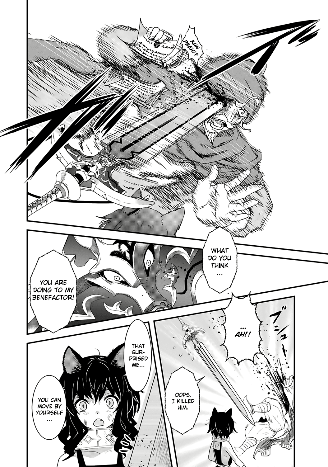 Tensei Shitara Ken deshita Chapter 1 page 28 - Chapter 1: Nameless Black Cat