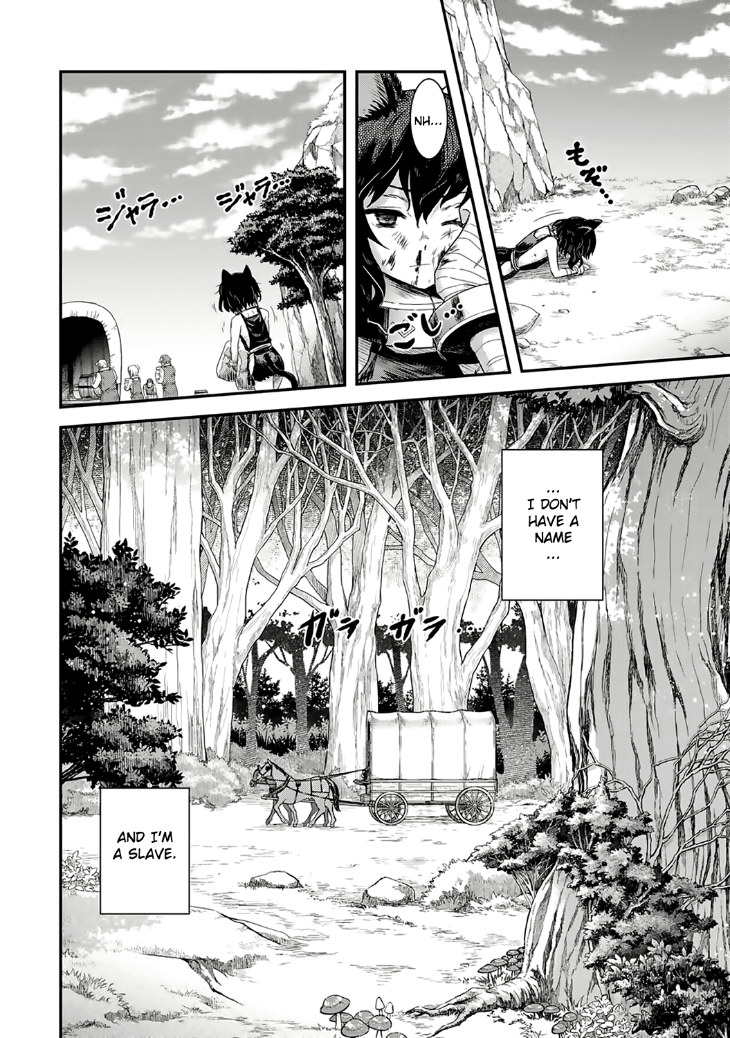 Tensei Shitara Ken deshita Chapter 1 page 4 - Chapter 1: Nameless Black Cat