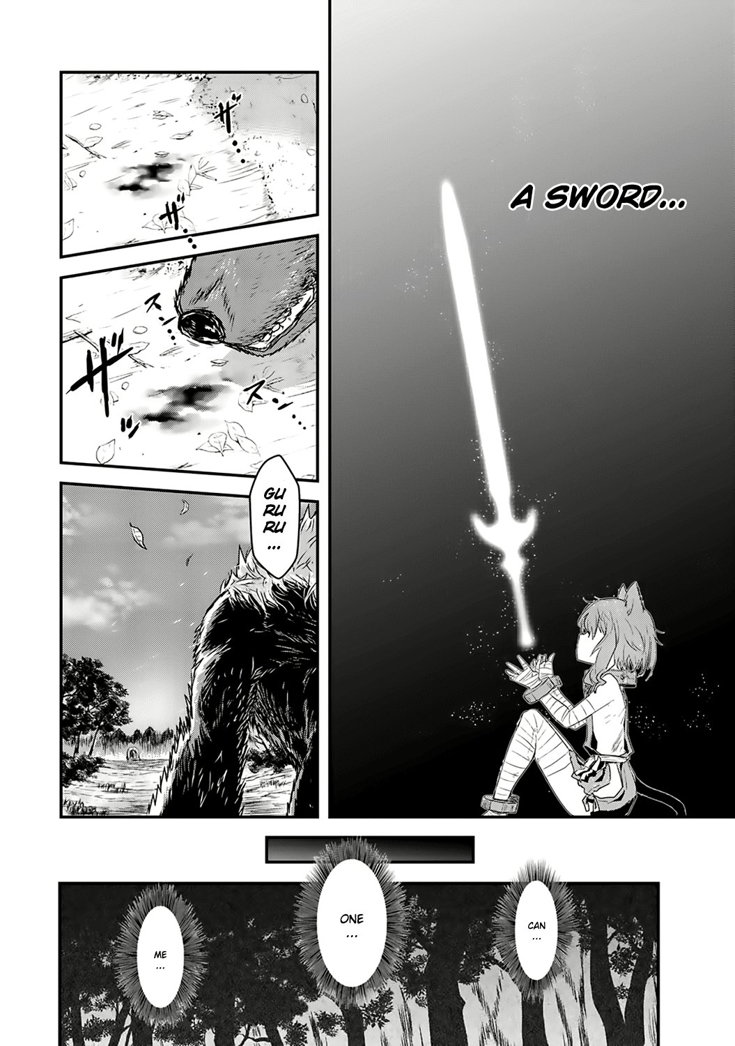 Tensei Shitara Ken deshita Chapter 1 page 6 - Chapter 1: Nameless Black Cat