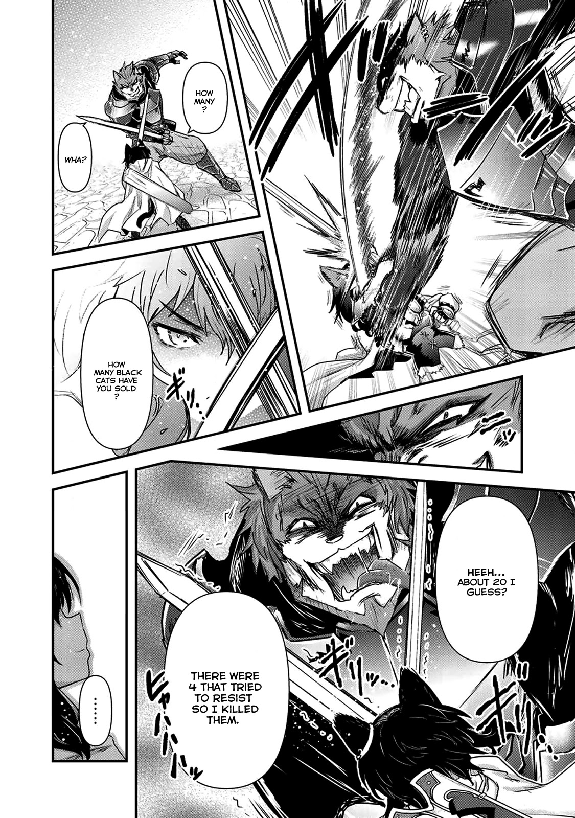 Tensei Shitara Ken deshita Chapter 15 page 22 - Chapter 15: Blue Cats are...Enemies!