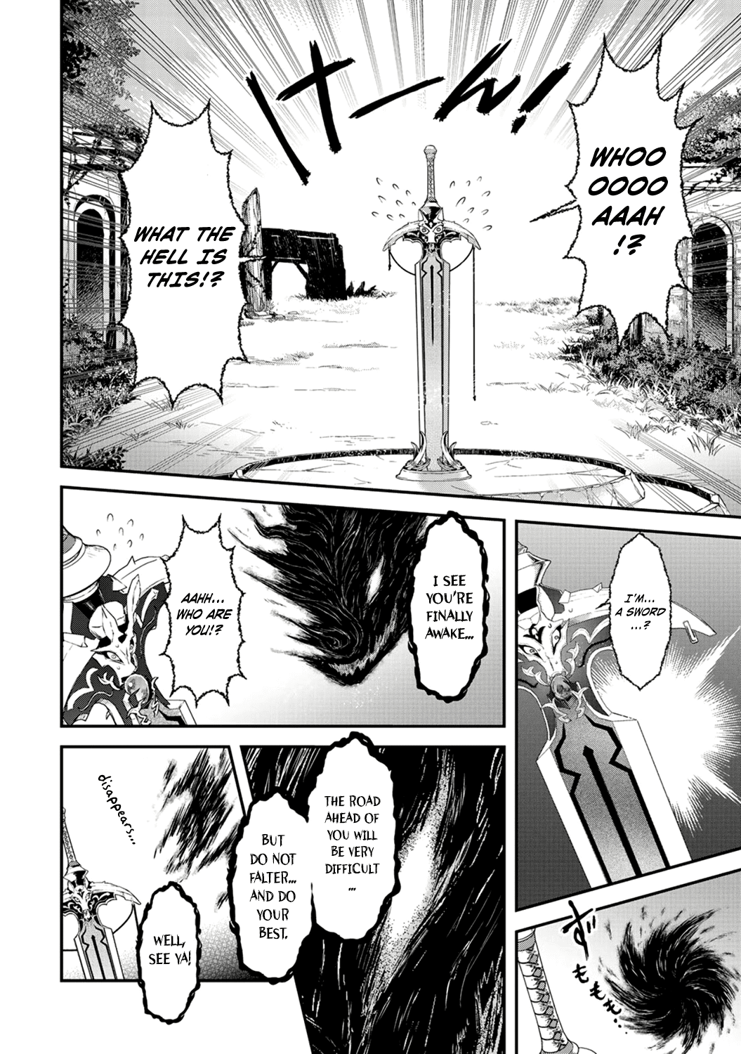 Tensei Shitara Ken deshita Chapter 2 page 4 - Chapter 2: I Became a Sword