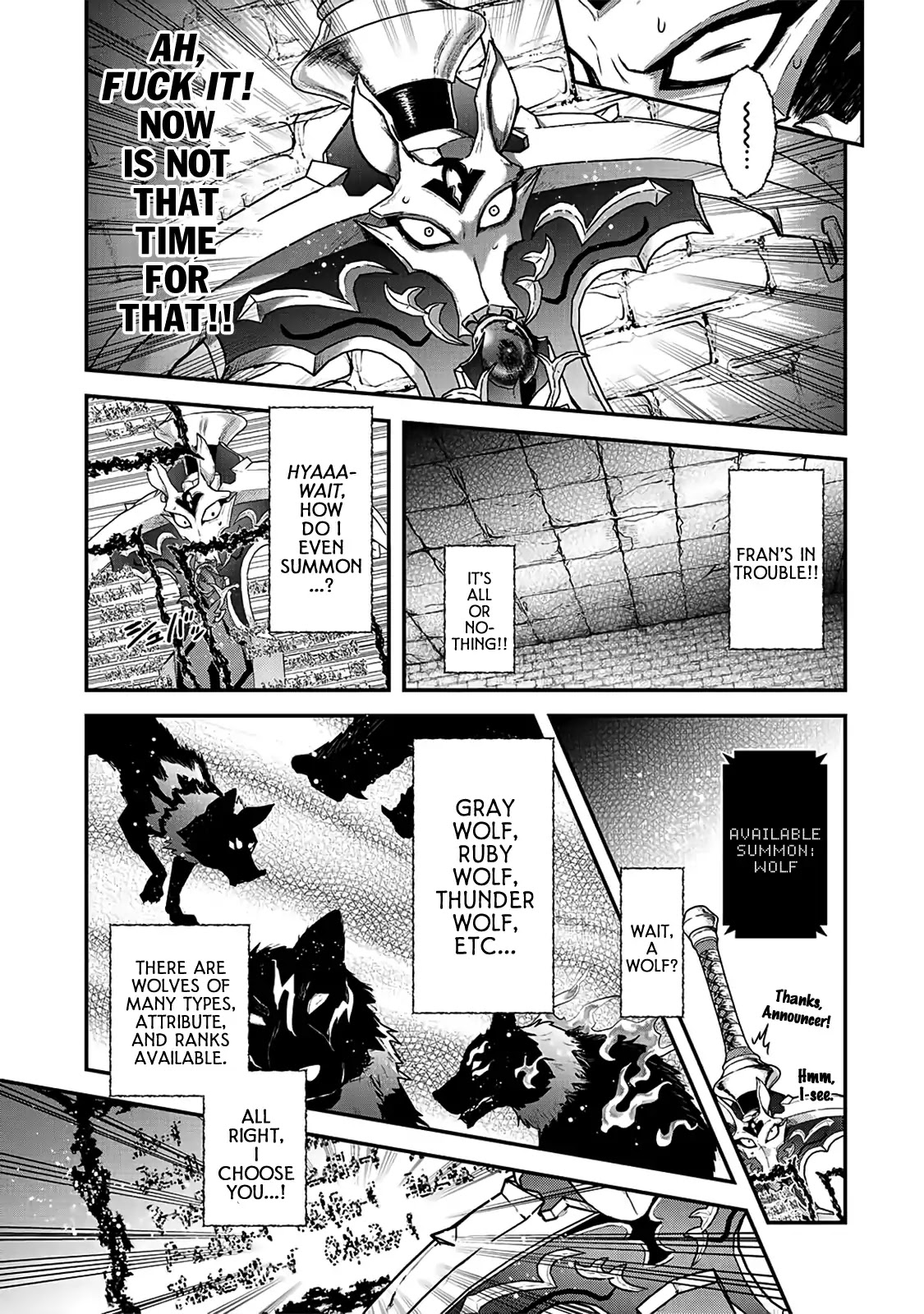 Tensei Shitara Ken deshita Chapter 22 page 13 - Chapter 22: Demonic Wolf Summoning