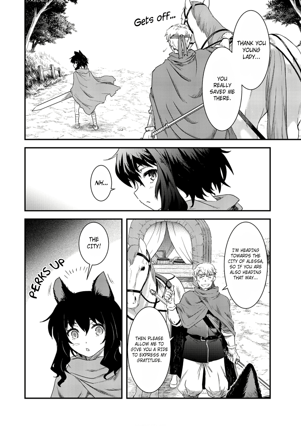 Tensei Shitara Ken deshita Chapter 3 page 22 - Chapter 3: Towards The City