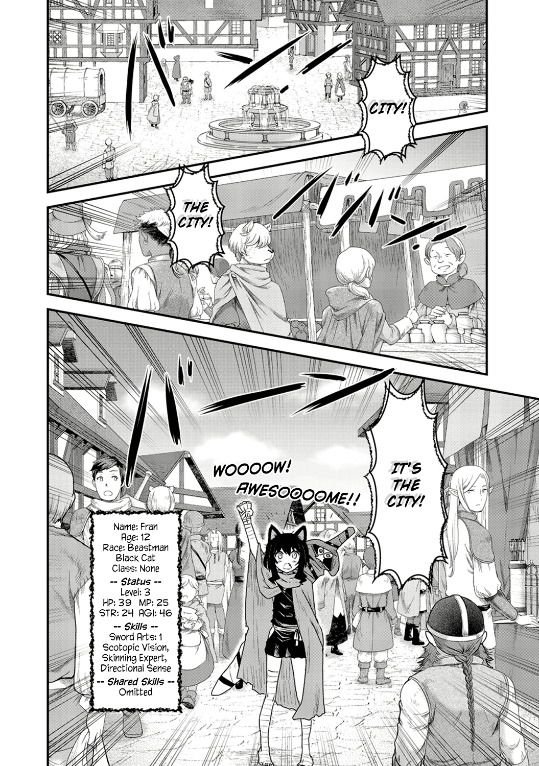 Tensei Shitara Ken deshita Chapter 4 page 2 - Chapter 4: Fran Becomes an Adventurer