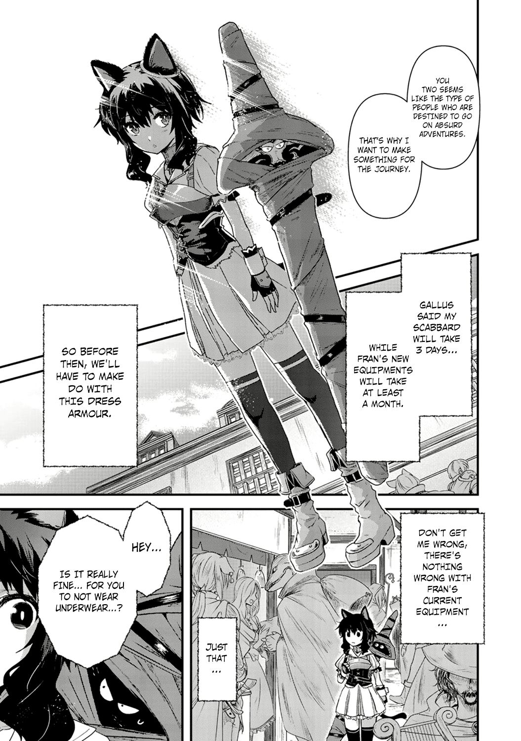 Tensei Shitara Ken deshita Chapter 7 page 13 - Chapter 7: Old Man Gallus