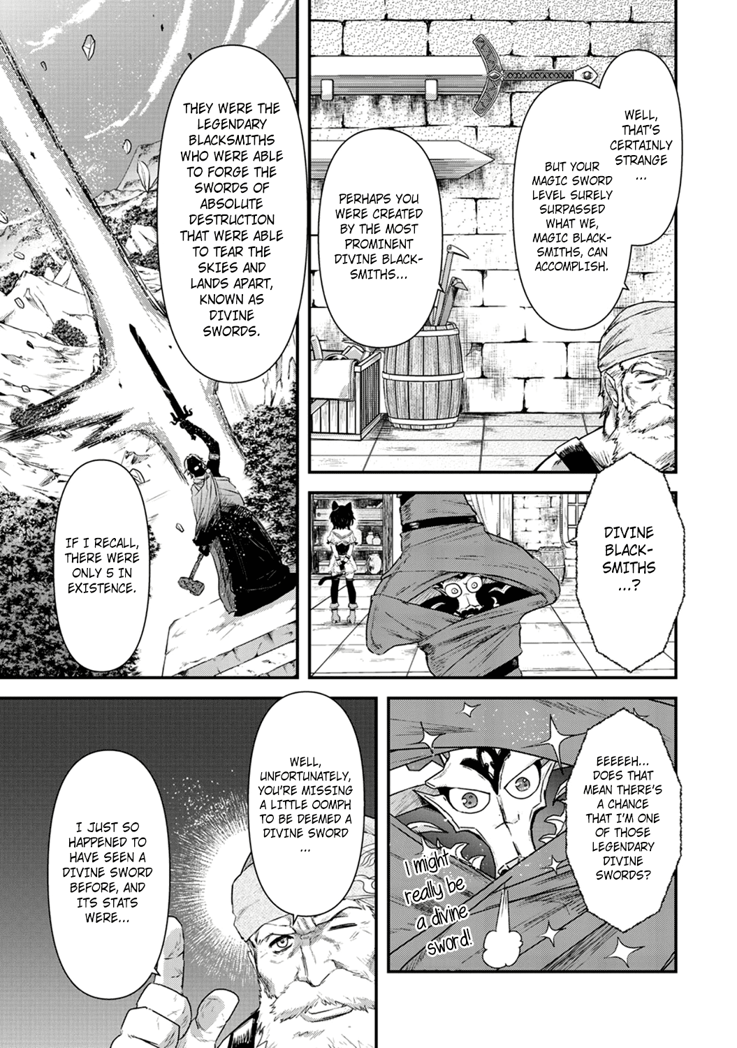Tensei Shitara Ken deshita Chapter 7 page 9 - Chapter 7: Old Man Gallus