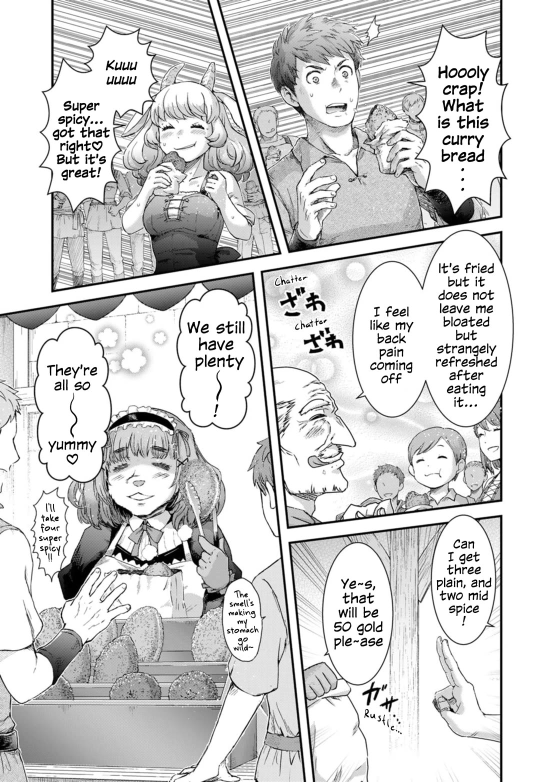 Tensei Shitara Ken deshita Chapter 75 page 3 - Chapter 75: Curry Bread? Leave The Sales To Us!