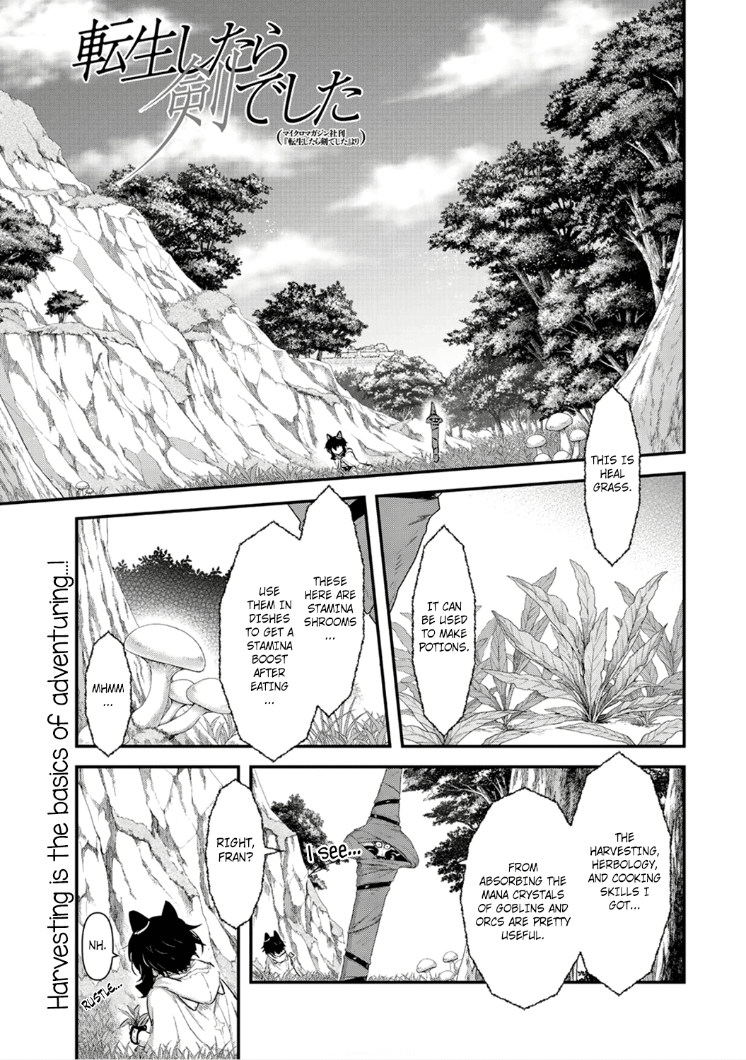 Tensei Shitara Ken deshita Chapter 8 page 1 - Chapter 8: Hundred Slasher