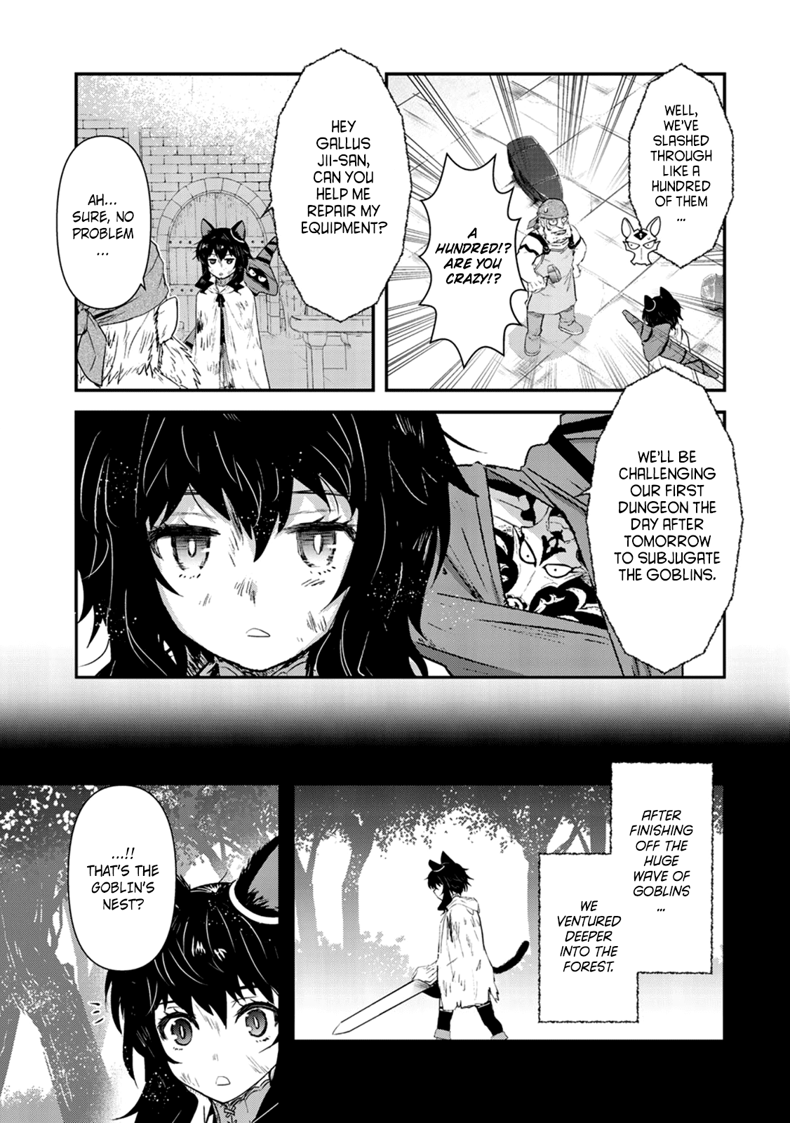 Tensei Shitara Ken deshita Chapter 9 page 3 - Chapter 9: Gods and Dungeons