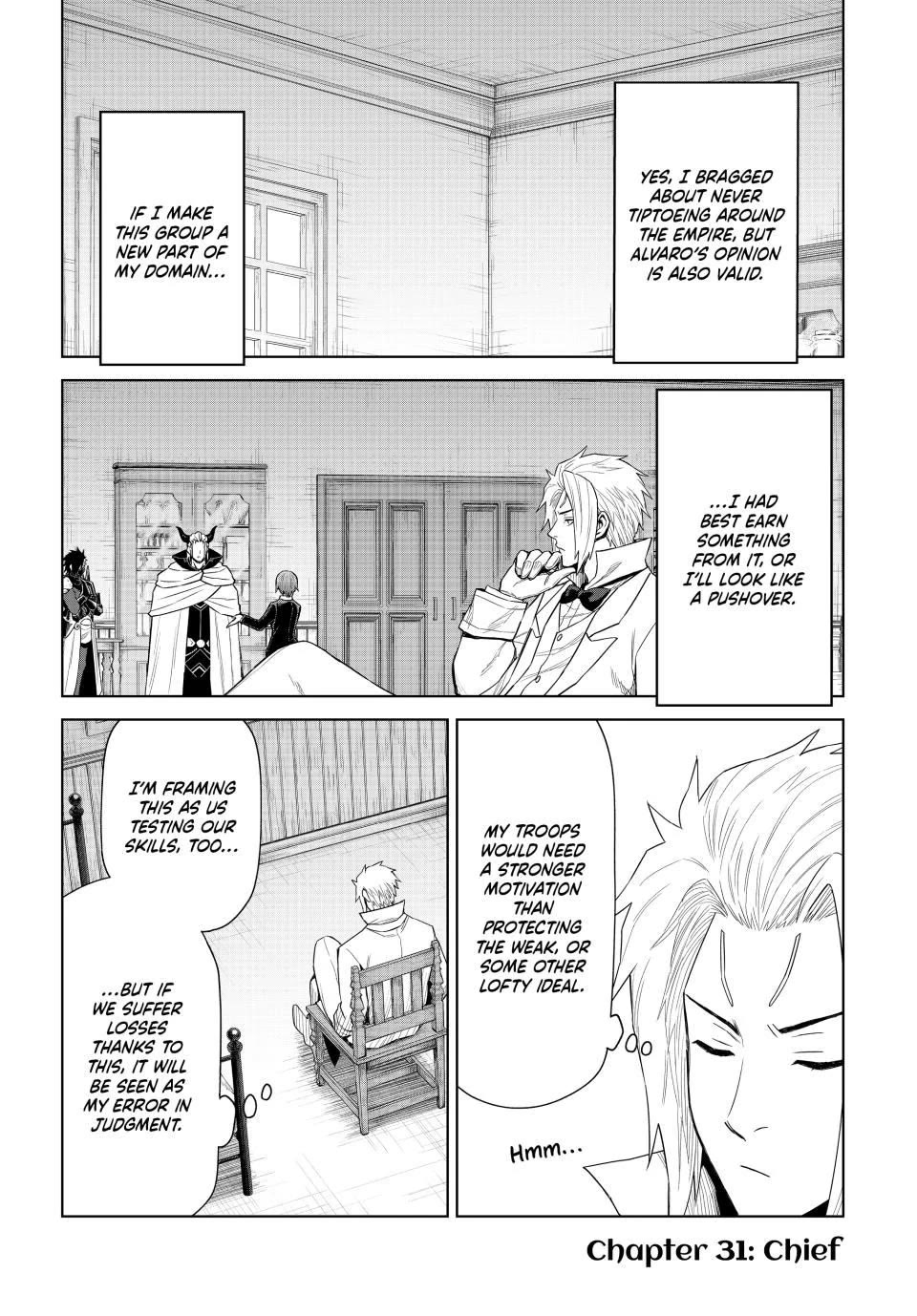 Tensei Shitara Slime Datta Ken: Clayman Revenge Chapter 31 page 1 - Chapter 31: Chief
