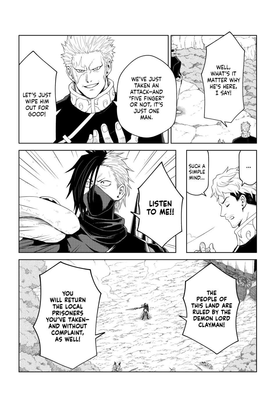 Tensei Shitara Slime Datta Ken: Clayman Revenge Chapter 33 page 5 - Chapter 33: Middle Finger