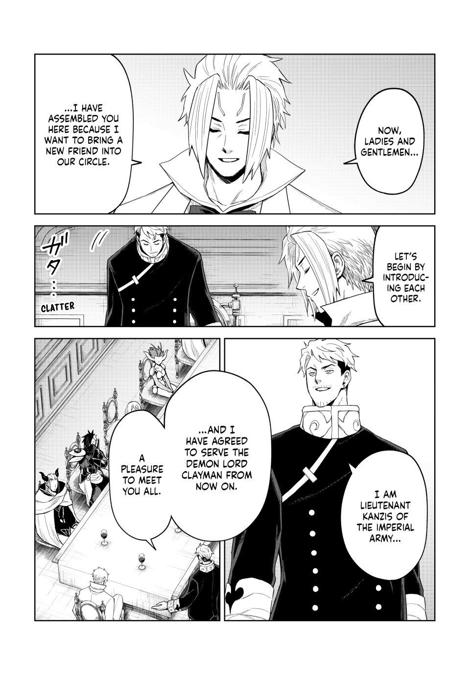 Tensei Shitara Slime Datta Ken: Clayman Revenge Chapter 38 page 4 - Chapter 38: Banquet