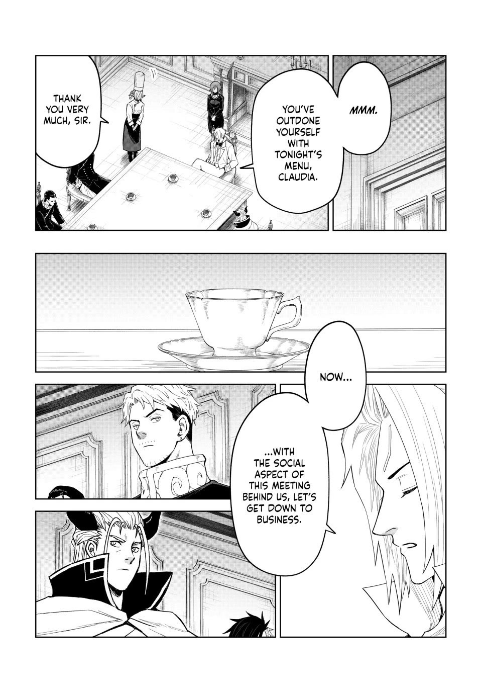 Tensei Shitara Slime Datta Ken: Clayman Revenge Chapter 38 page 9 - Chapter 38: Banquet