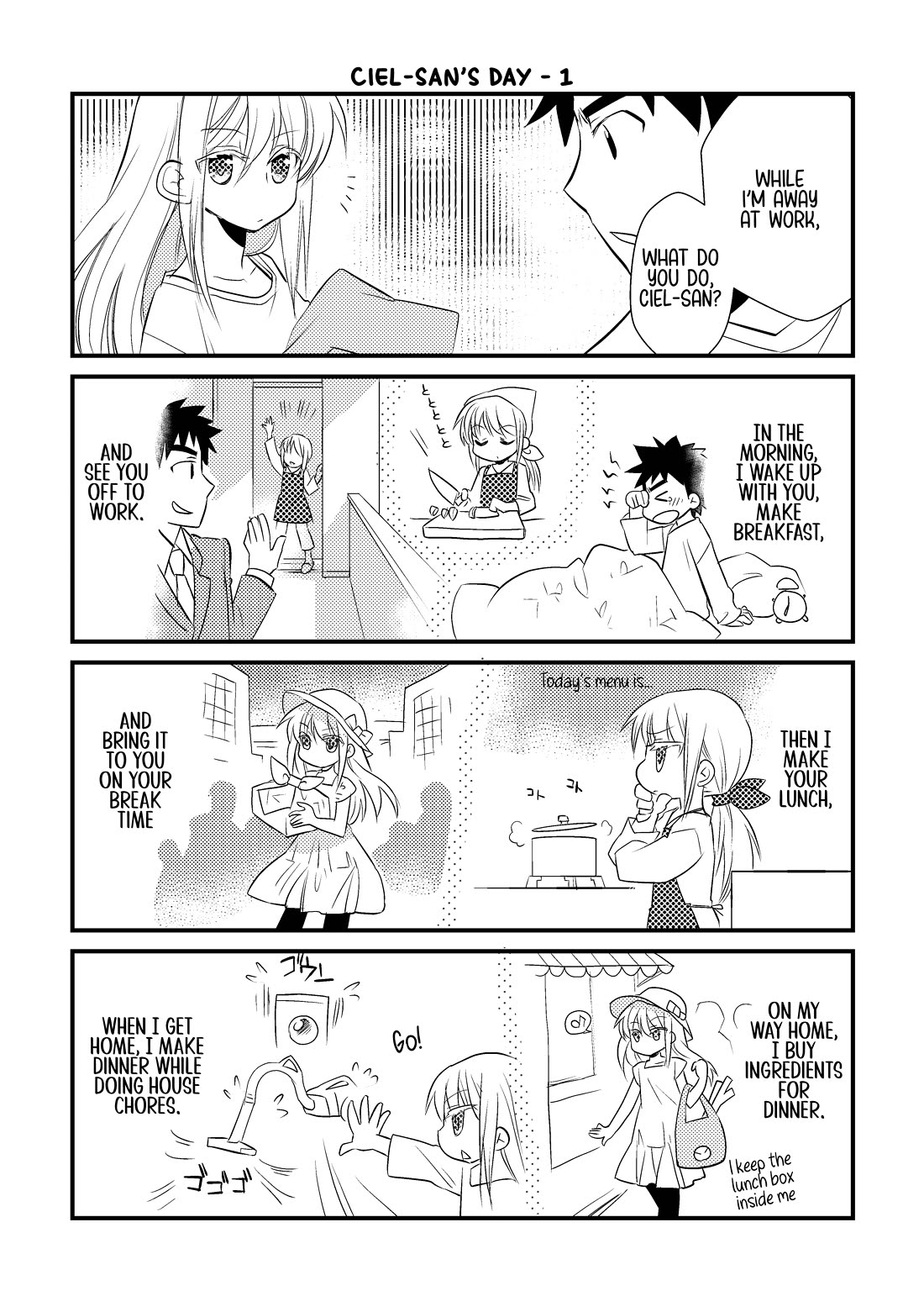 Tensei Shitara Slime Datta Ken: SatoruCie Chapter 19 page 1 - Chapter 19: Miss Ciel's Day