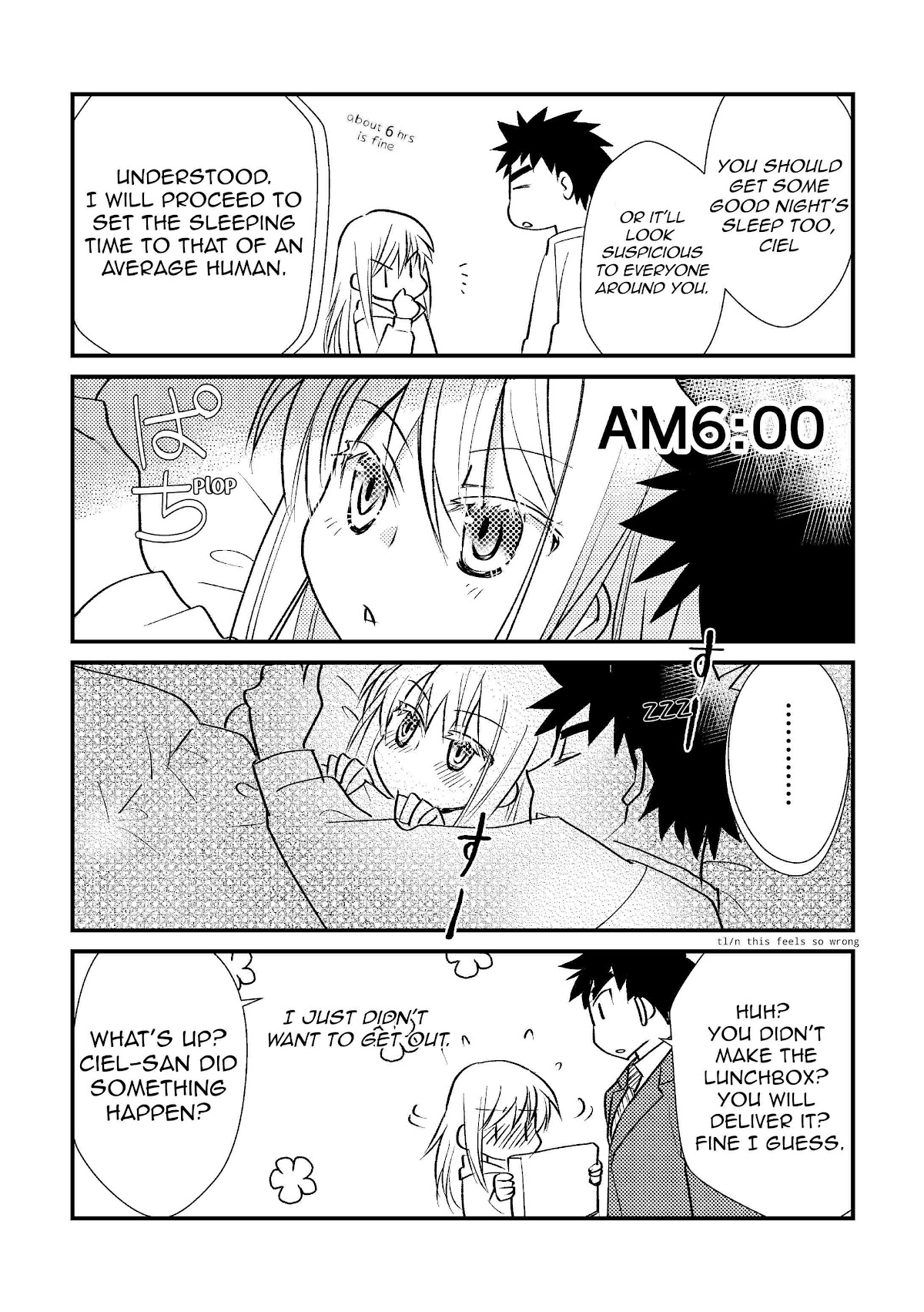 Tensei Shitara Slime Datta Ken: SatoruCie Chapter 7 page 1 - Chapter 7: Why Ciel Can't Wake Up Early
