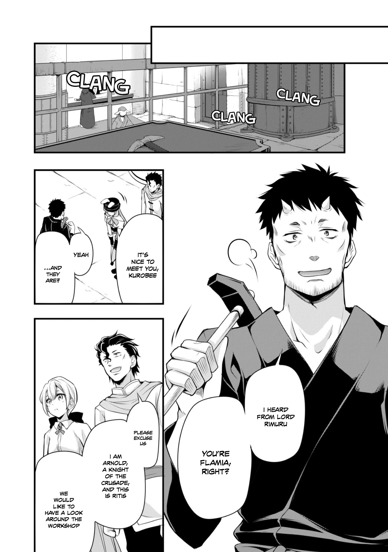 Tensei shitara slime datta ken: the ways of strolling in the demon country Chapter 11 page 12 - Chapter 11: Blacksmithing, Three Stars!!