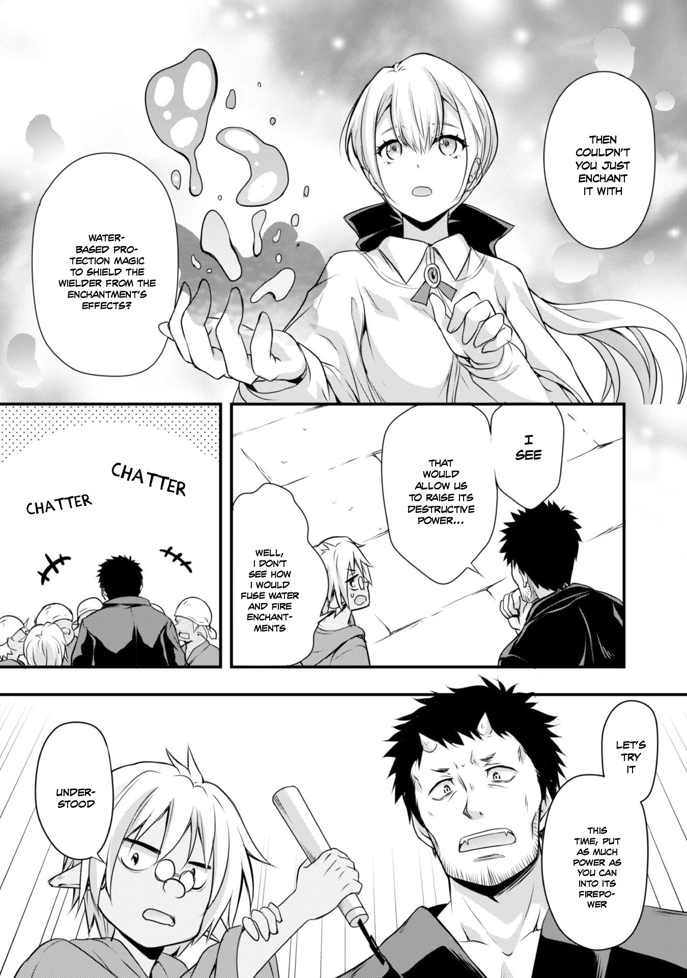 Tensei shitara slime datta ken: the ways of strolling in the demon country Chapter 11 page 19 - Chapter 11: Blacksmithing, Three Stars!!