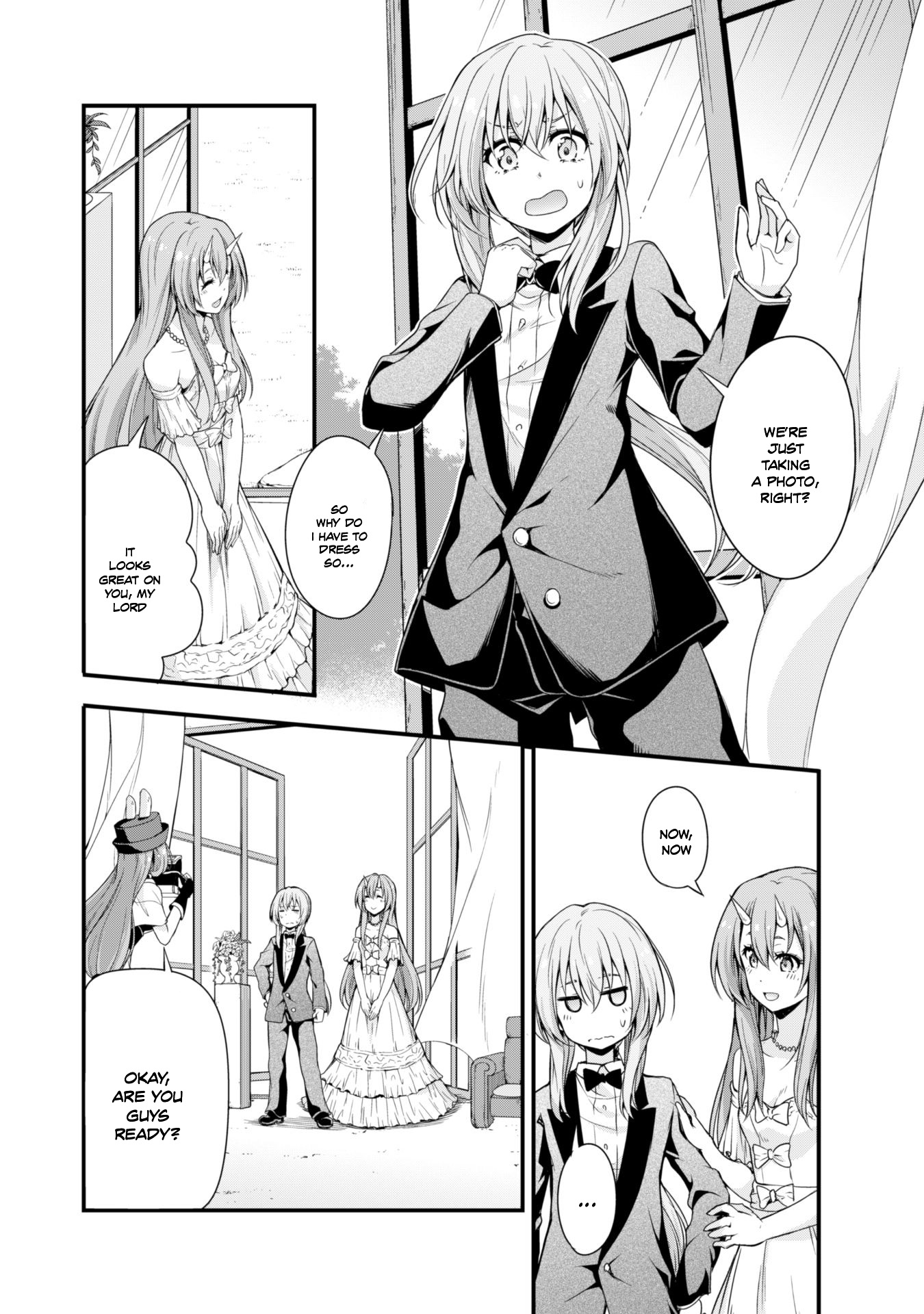 Tensei shitara slime datta ken: the ways of strolling in the demon country Chapter 13 page 4 - Chapter 13: A Photo Shoot, Three Stars!!