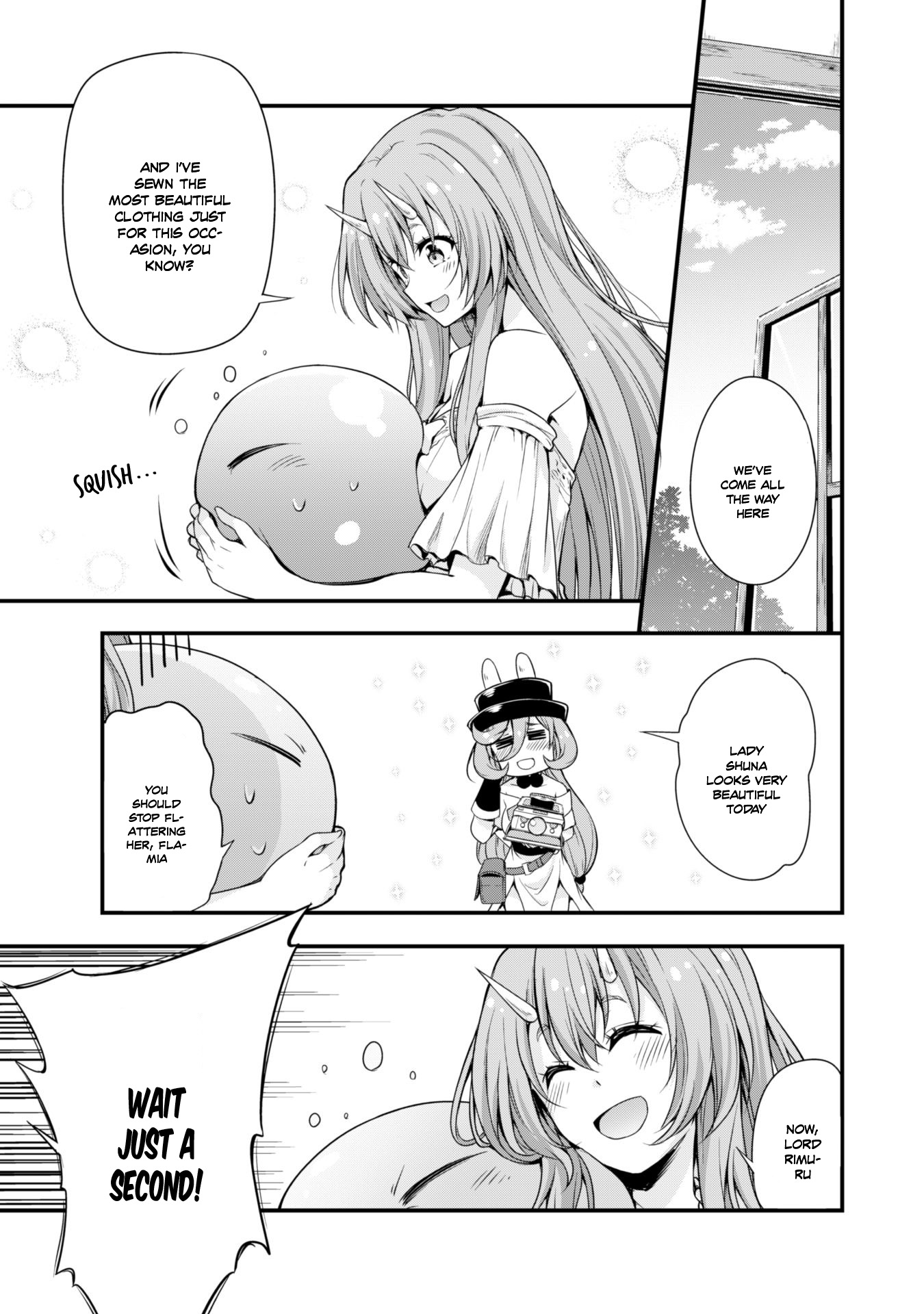 Tensei shitara slime datta ken: the ways of strolling in the demon country Chapter 13 page 7 - Chapter 13: A Photo Shoot, Three Stars!!