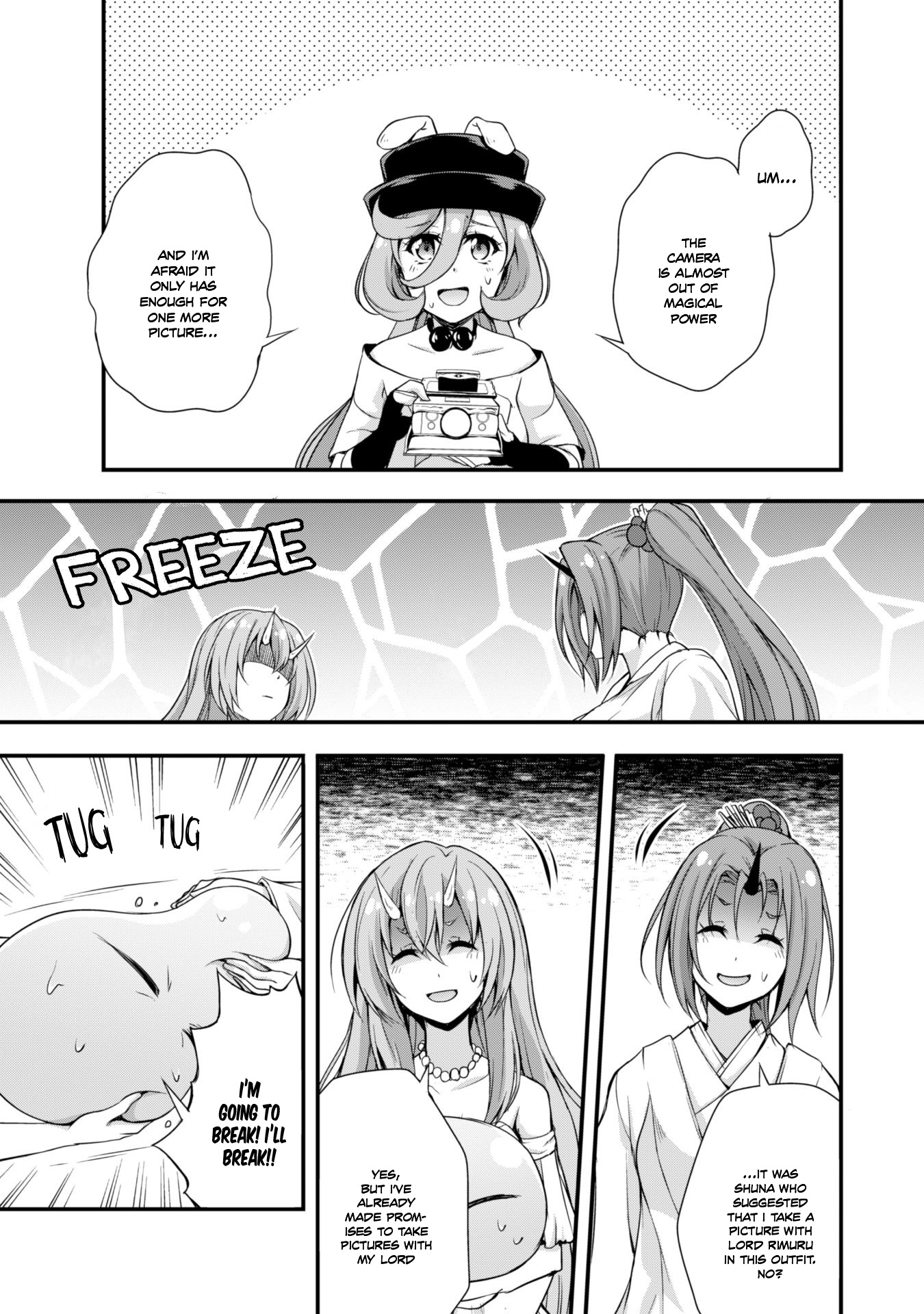 Tensei shitara slime datta ken: the ways of strolling in the demon country Chapter 13 page 9 - Chapter 13: A Photo Shoot, Three Stars!!