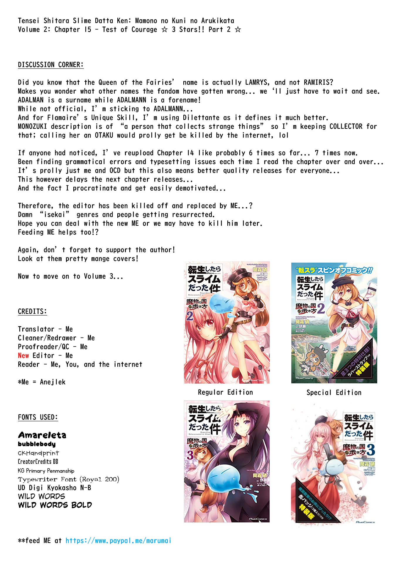 Tensei shitara slime datta ken: the ways of strolling in the demon country Chapter 15 page 29 - Chapter 15: Test of Courage ☆ 3 Stars!! Part 2 ☆