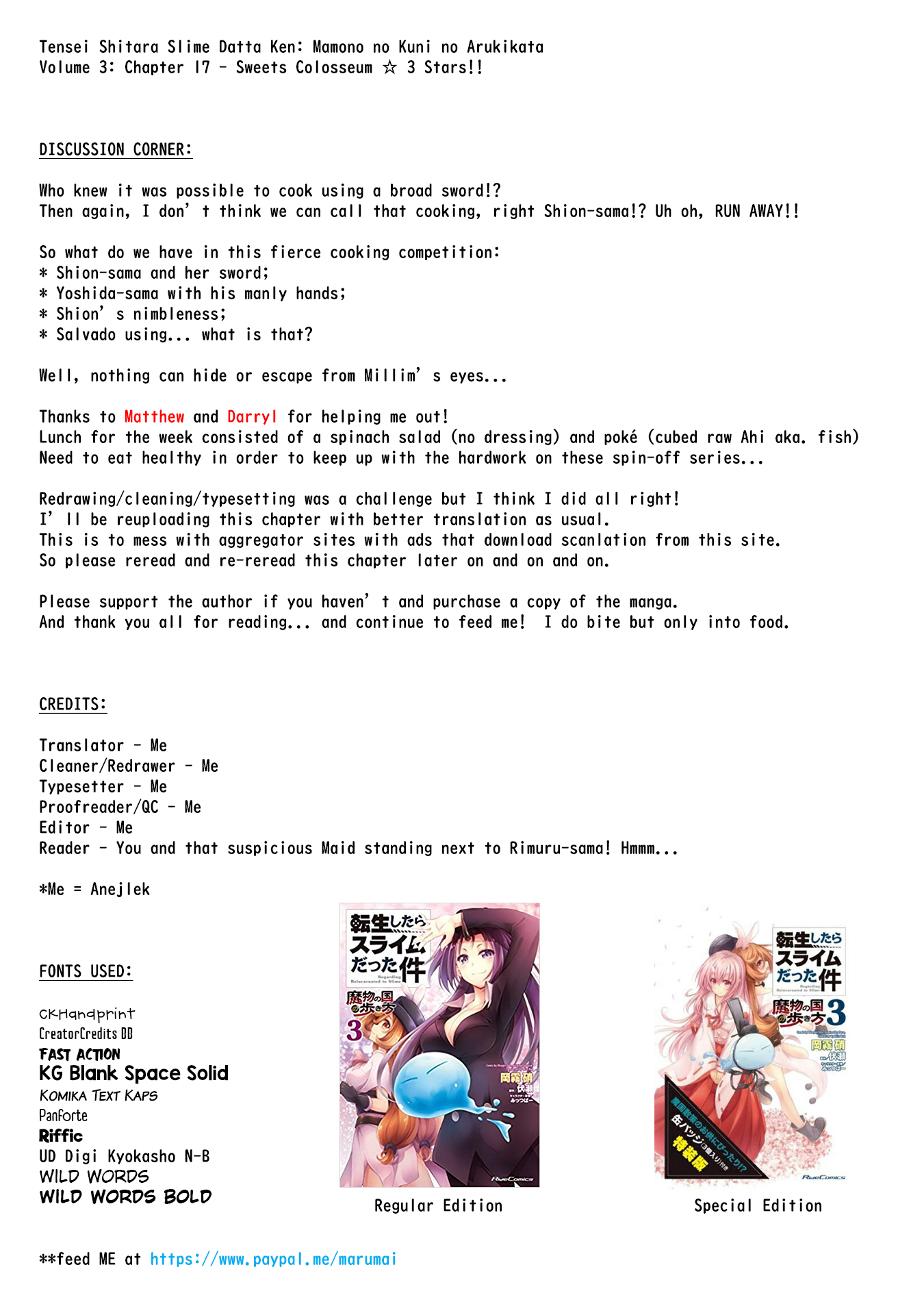 Tensei shitara slime datta ken: the ways of strolling in the demon country Chapter 17 page 27 - Chapter 17: Sweets Colosseum ☆ 3 Stars!!