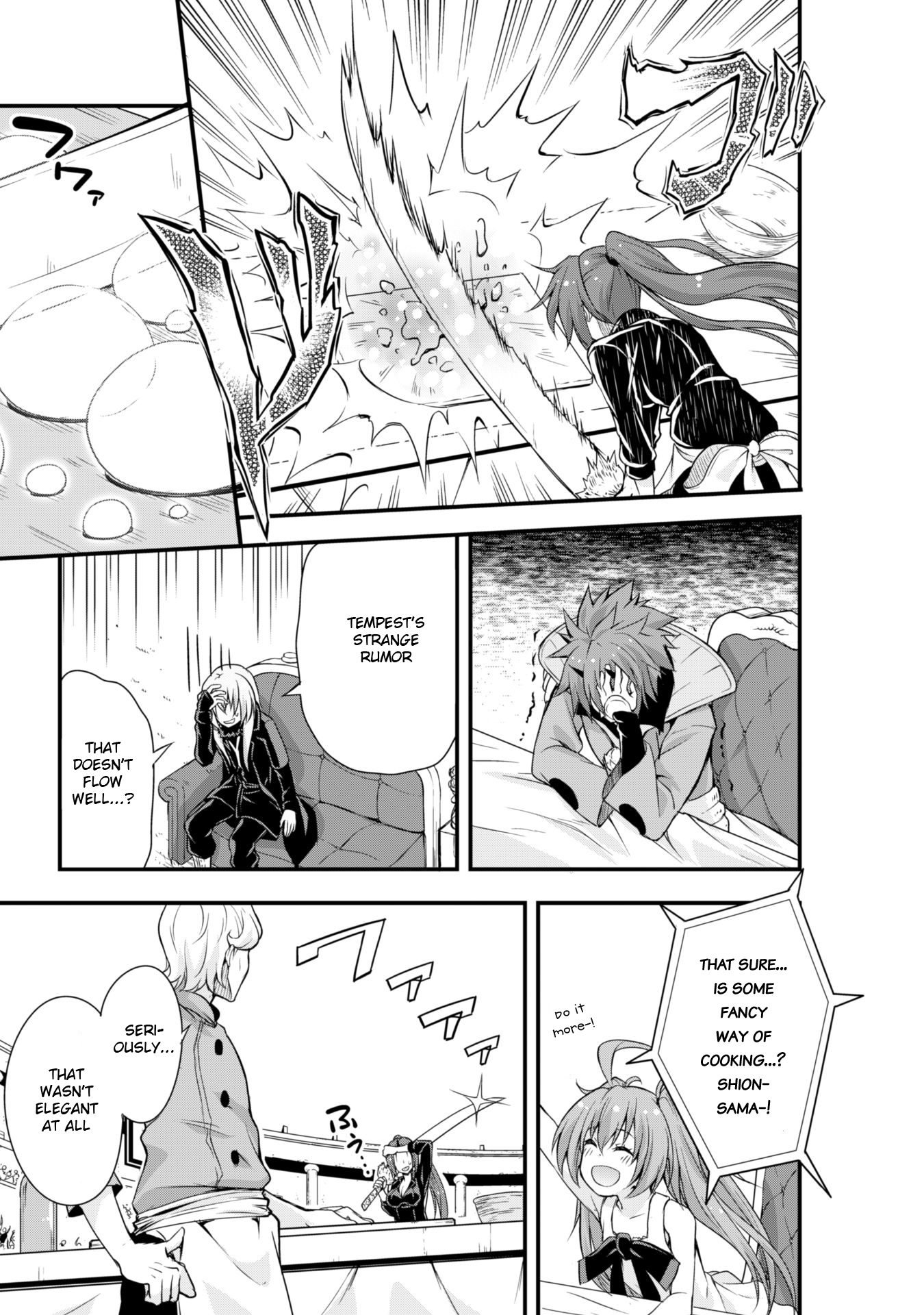 Tensei shitara slime datta ken: the ways of strolling in the demon country Chapter 17 page 9 - Chapter 17: Sweets Colosseum ☆ 3 Stars!!