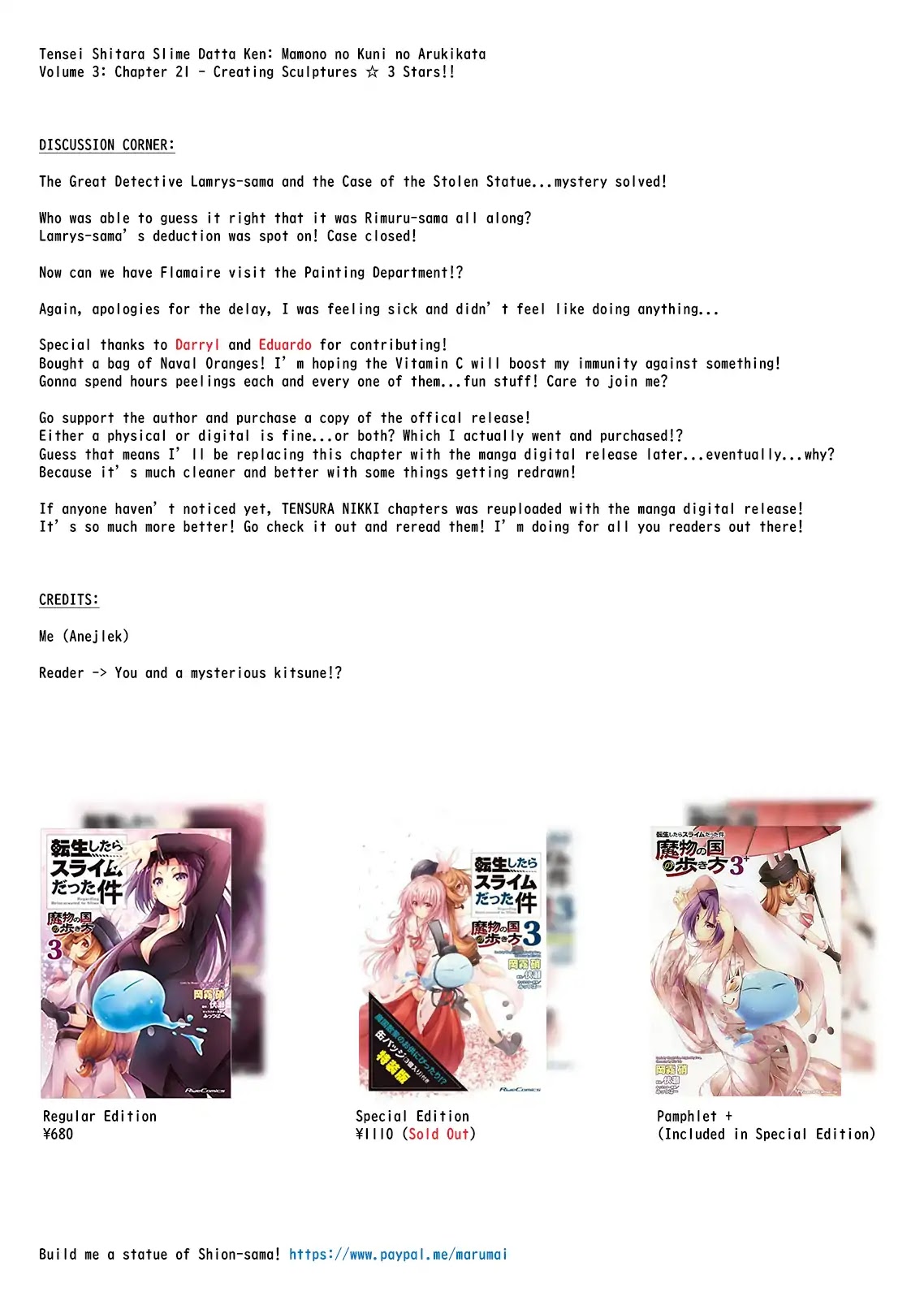 Tensei shitara slime datta ken: the ways of strolling in the demon country Chapter 21 page 31 - Chapter 21