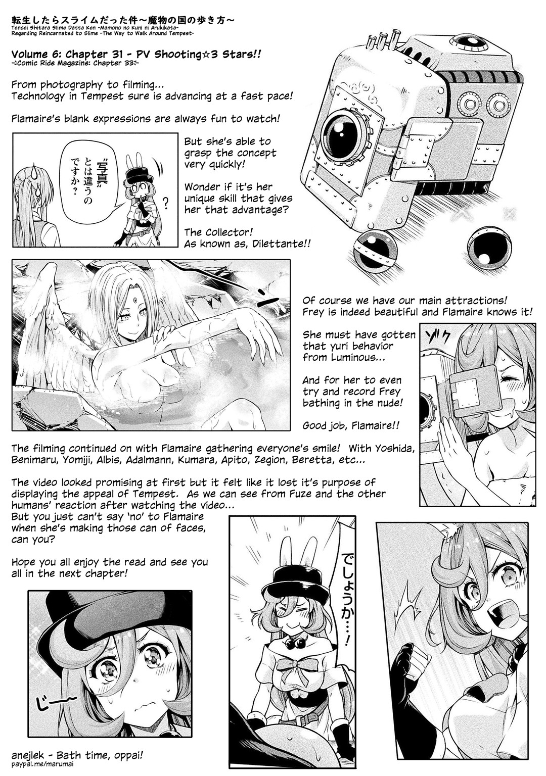 Tensei shitara slime datta ken: the ways of strolling in the demon country Chapter 31 page 35 - Chapter 31: PV Filming ☆ 3 Stars!
