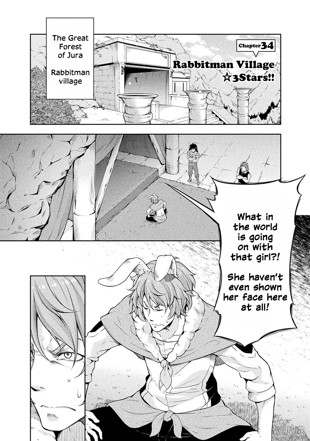 Tensei shitara slime datta ken: the ways of strolling in the demon country Chapter 34 page 1 - Chapter 34: Rabbitman Village ☆ 3 Stars!!