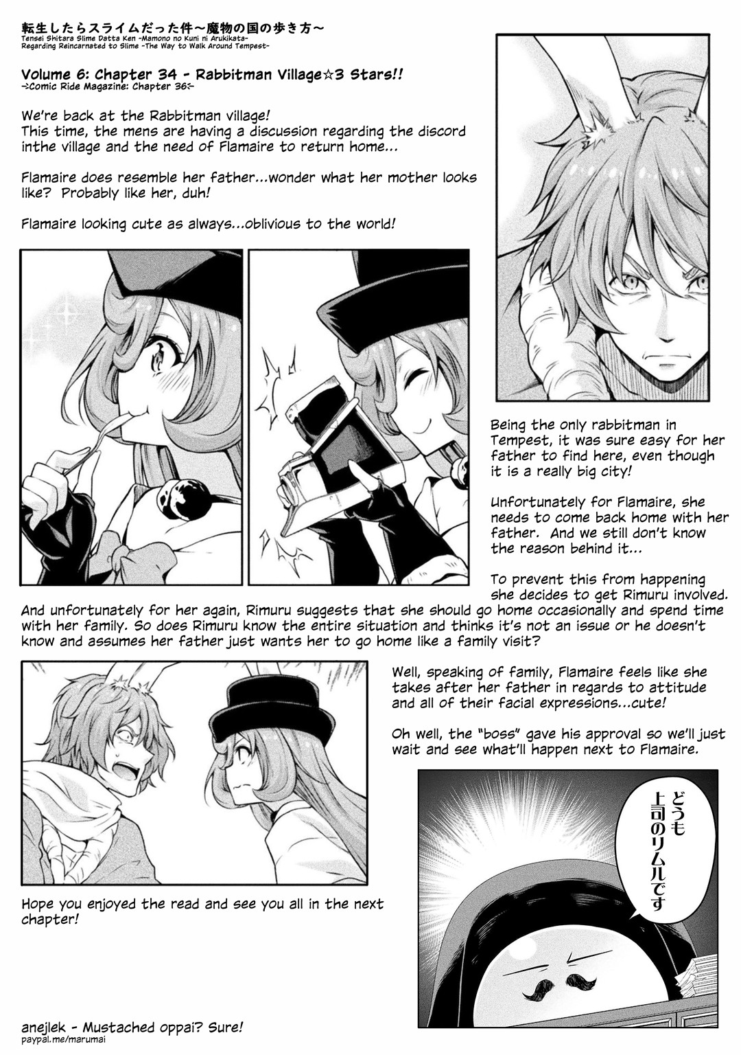 Tensei shitara slime datta ken: the ways of strolling in the demon country Chapter 34 page 19 - Chapter 34: Rabbitman Village ☆ 3 Stars!!