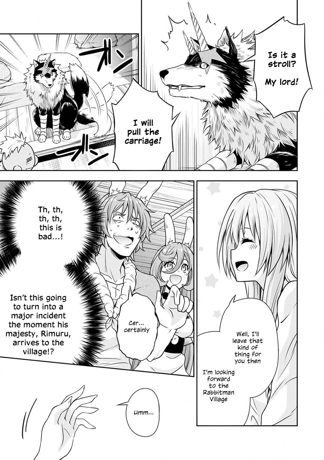 Tensei shitara slime datta ken: the ways of strolling in the demon country Chapter 35 page 15 - Chapter 35: Rabbitman Village ☆ 3 Stars? Part ☆ 2!