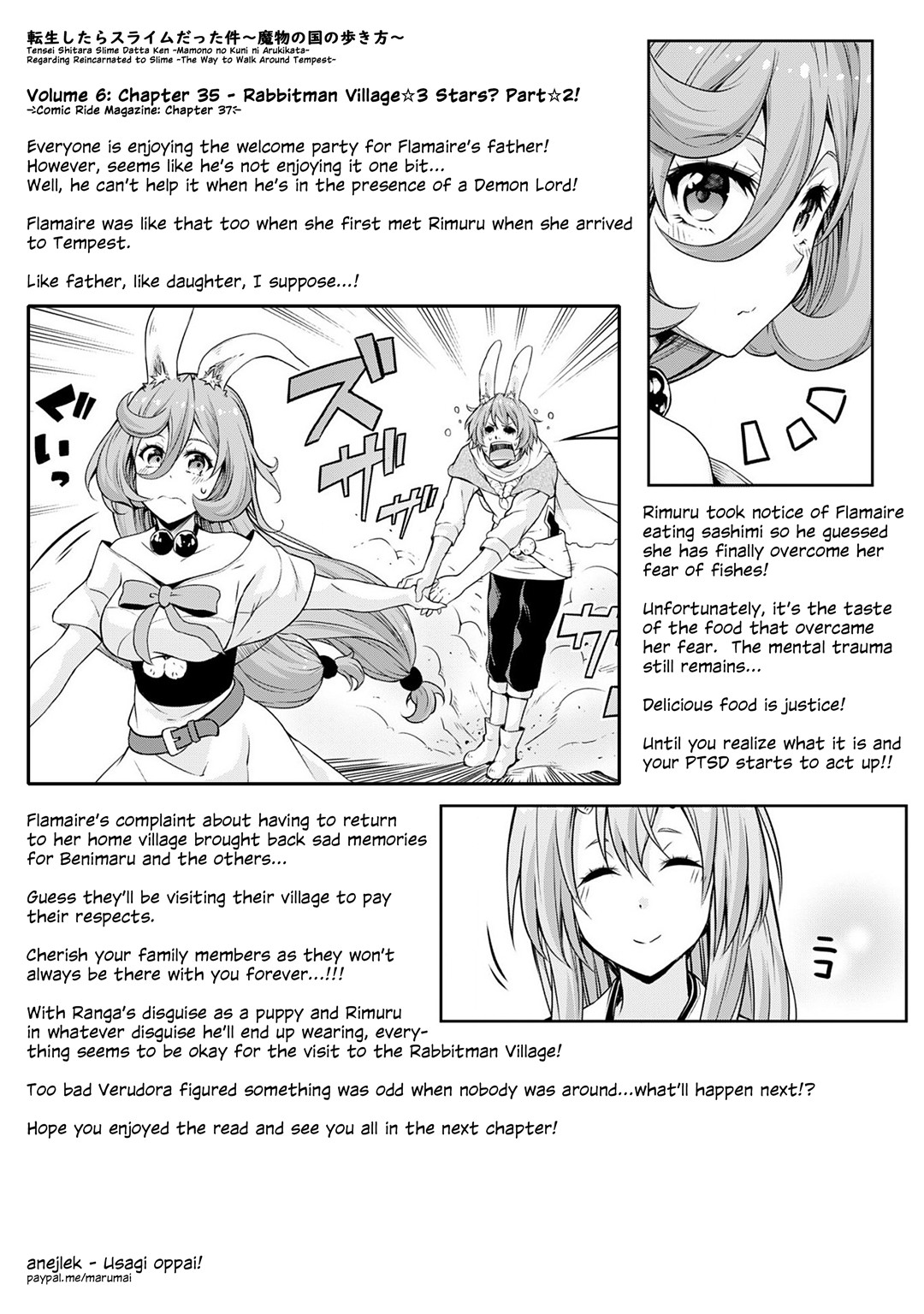 Tensei shitara slime datta ken: the ways of strolling in the demon country Chapter 35 page 21 - Chapter 35: Rabbitman Village ☆ 3 Stars? Part ☆ 2!