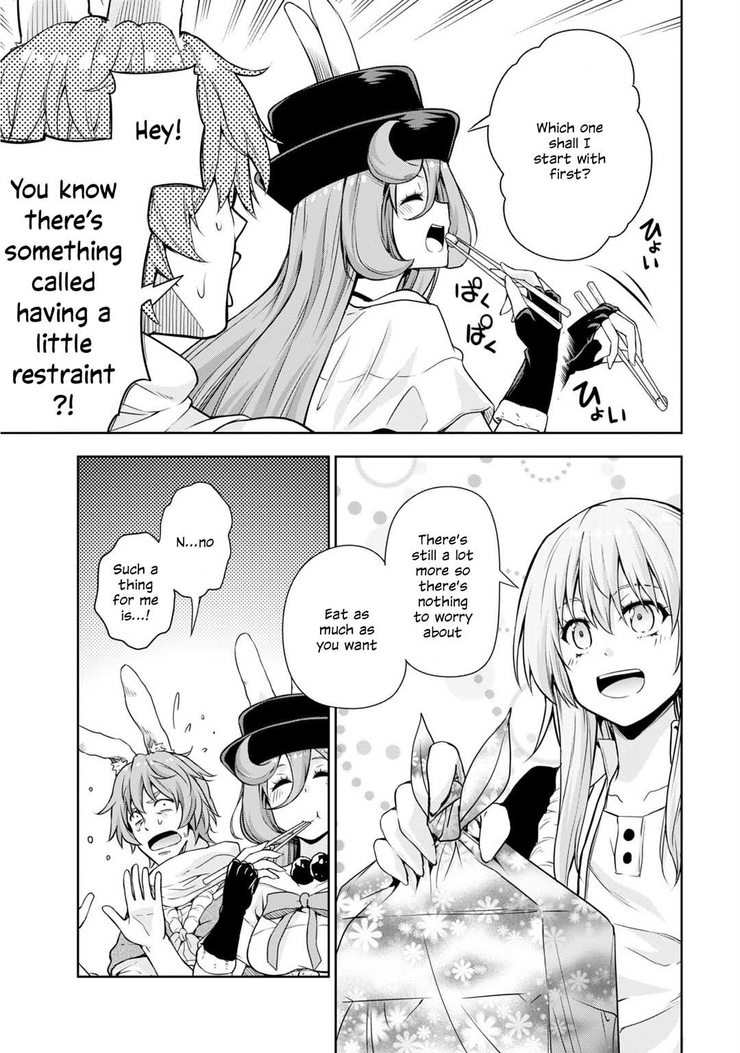 Tensei shitara slime datta ken: the ways of strolling in the demon country Chapter 36 page 15 - Chapter 36: Rabbitman Village ☆ 3 Stars? Part ☆ 3!