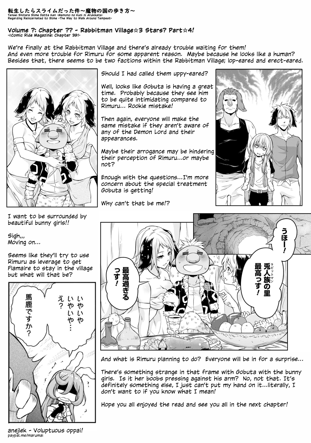 Tensei shitara slime datta ken: the ways of strolling in the demon country Chapter 37 page 21 - Chapter 37: Rabbitman Village ☆ 3 Stars? Part ☆ 4!