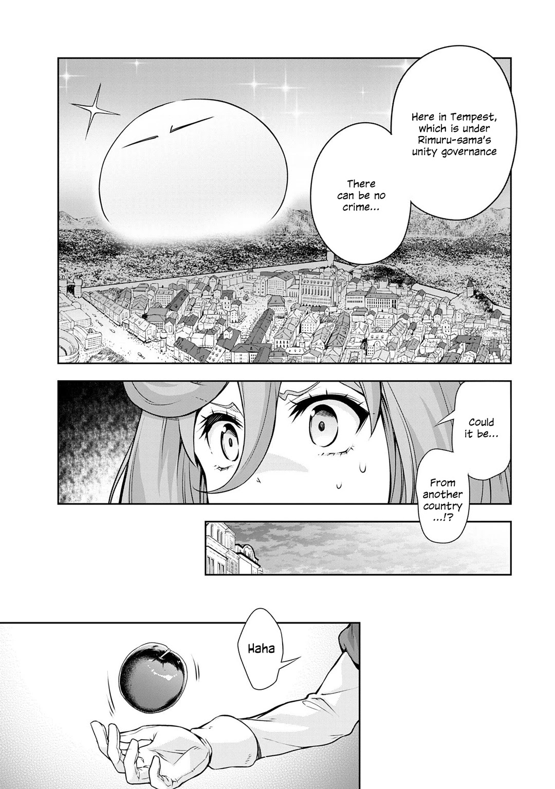 Tensei shitara slime datta ken: the ways of strolling in the demon country Chapter 40 page 3 - Chapter 40: Crime Prevention ☆ 3 Stars!