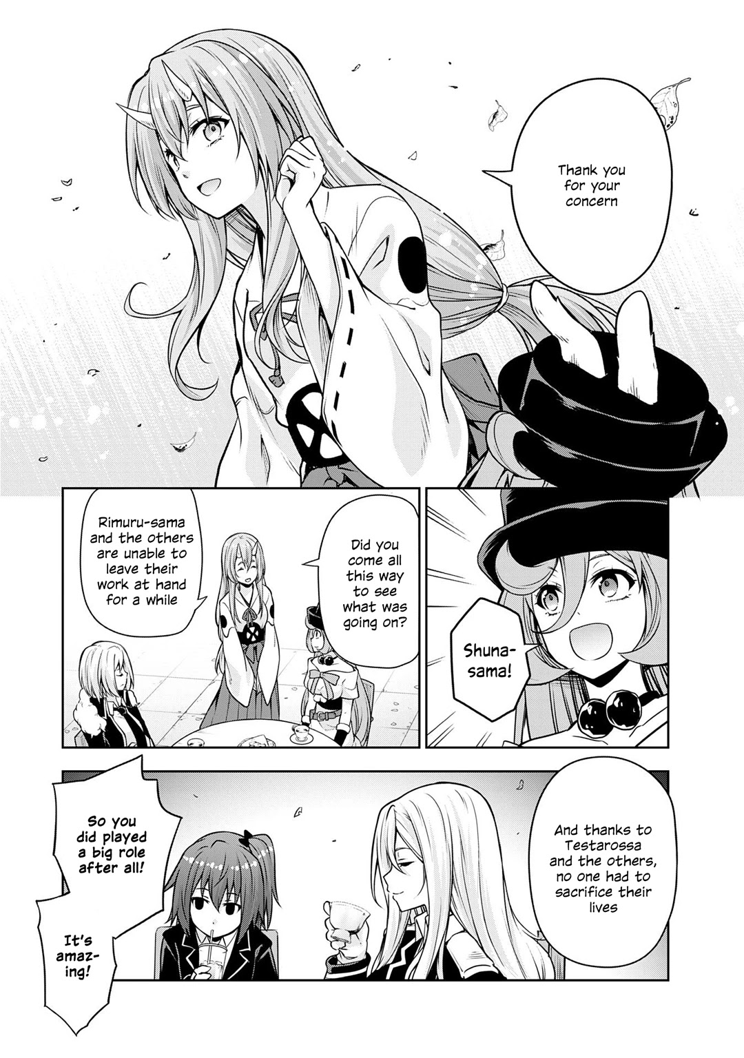 Tensei shitara slime datta ken: the ways of strolling in the demon country Chapter 44 page 12 - Chapter 44: Requital ☆ 3 Stars!