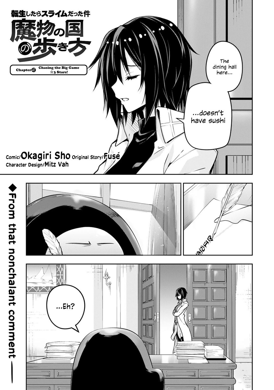 Tensei shitara slime datta ken: the ways of strolling in the demon country Chapter 45 page 1 - Chapter 45: Chasing the Big Game ☆ 3 Stars!
