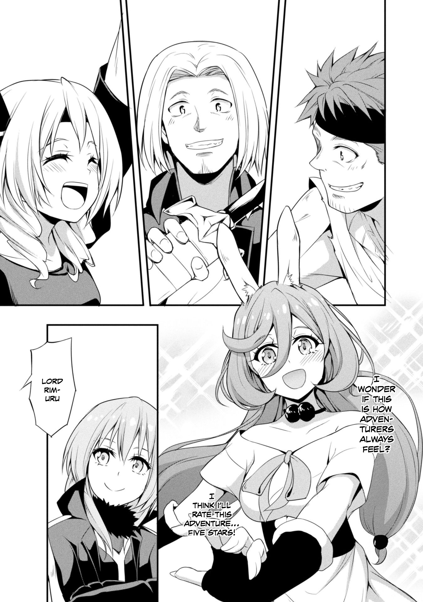 Tensei shitara slime datta ken: the ways of strolling in the demon country Chapter 8 page 21 - Chapter 8: The Resting Area of Dungeon Explorers, Three Stars!!