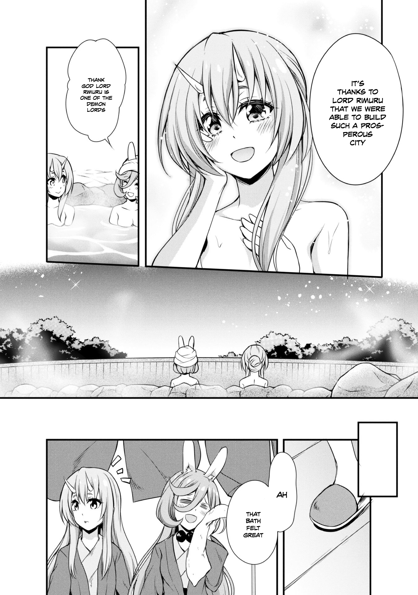 Tensei shitara slime datta ken: the ways of strolling in the demon country Chapter 9 page 15 - Chapter 9: Open Air Bath, Three Stars!!