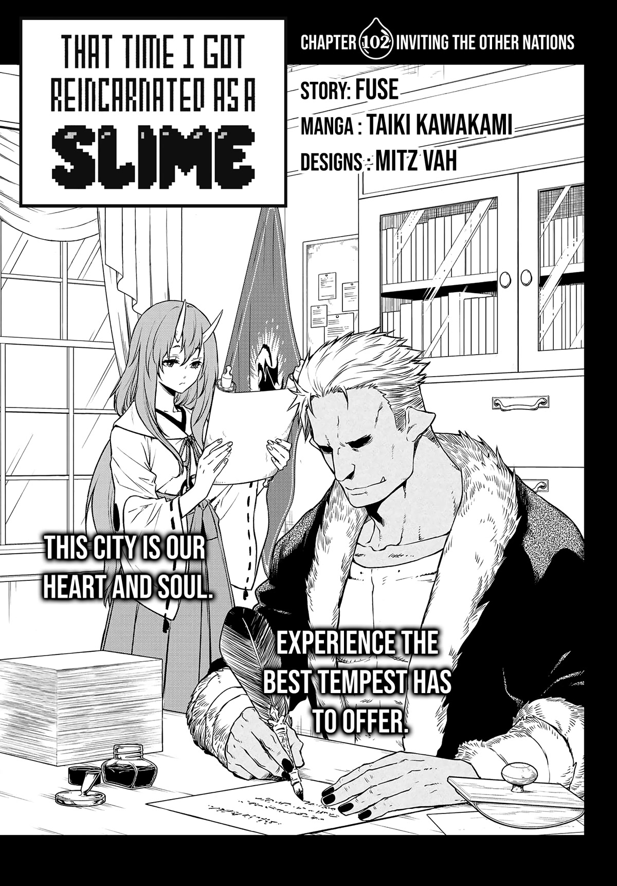 Tensei Shitara Slime Datta Ken Chapter 102 page 1 - Chapter 102: Inviting the Other Nations