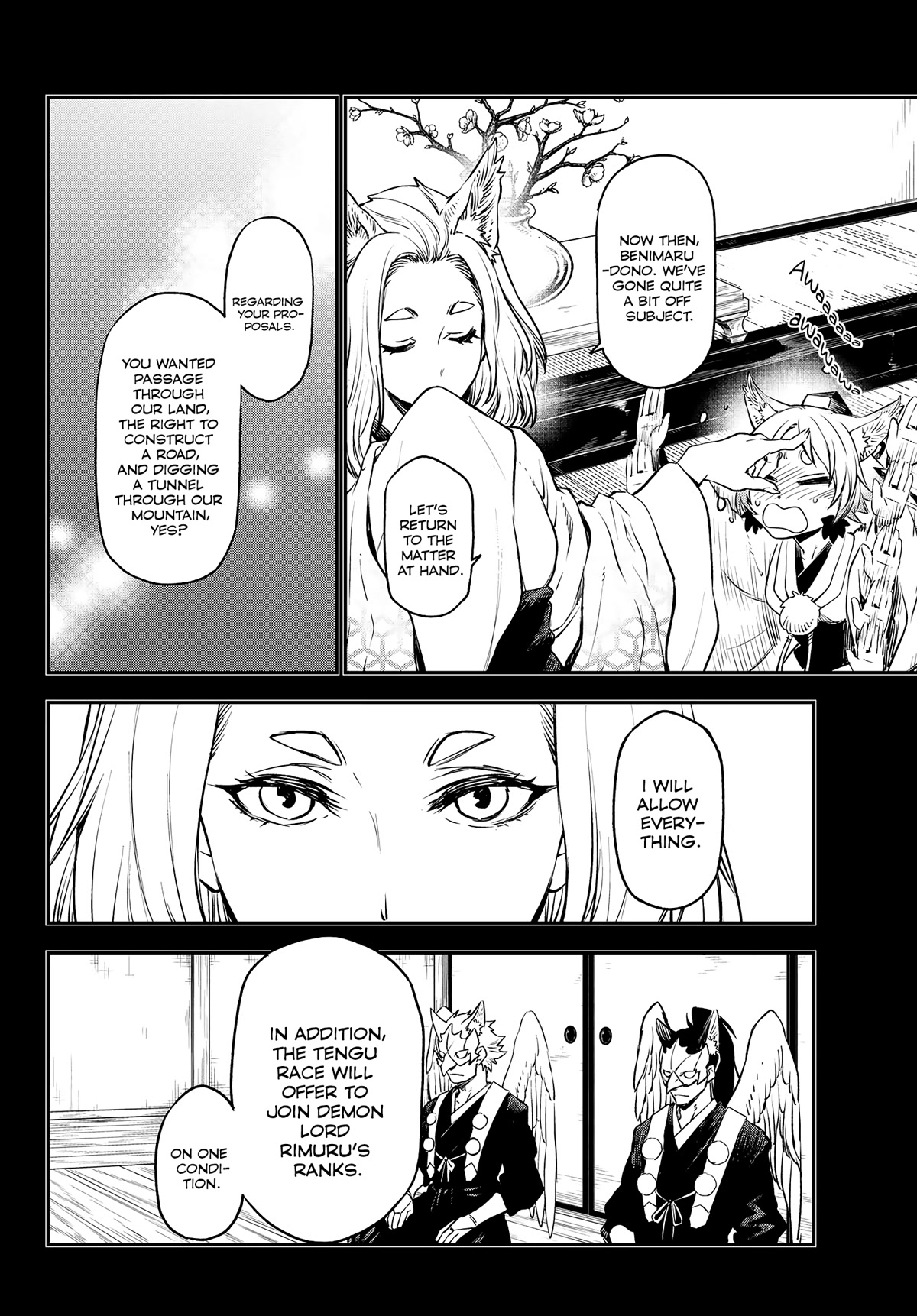 Tensei Shitara Slime Datta Ken Chapter 105 page 14 - Chapter 105: The Tengu's Intimate Encounter