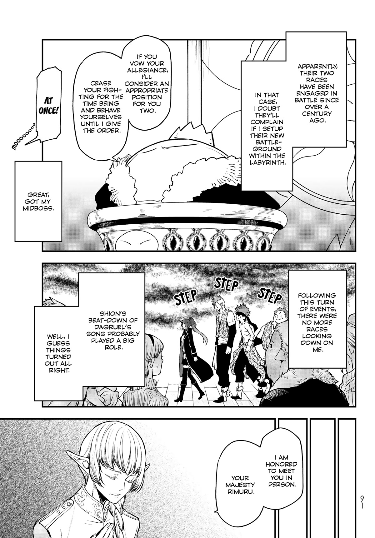 Tensei Shitara Slime Datta Ken Chapter 106 page 19 - Chapter 106: Formal Audiences