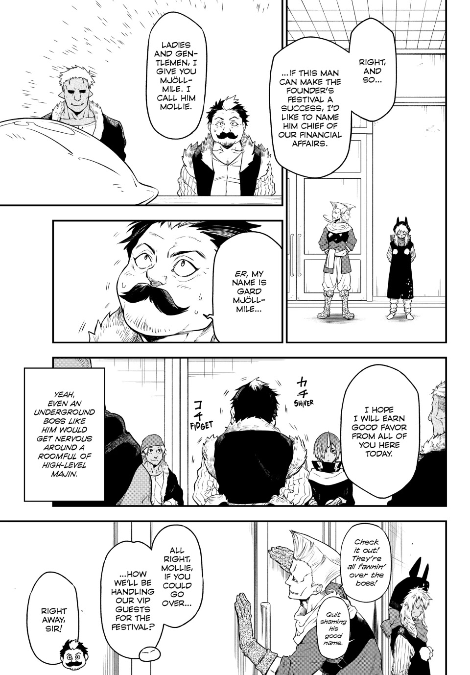 Tensei Shitara Slime Datta Ken Chapter 107 page 1 - Chapter 107: The Lightspeed Hero
