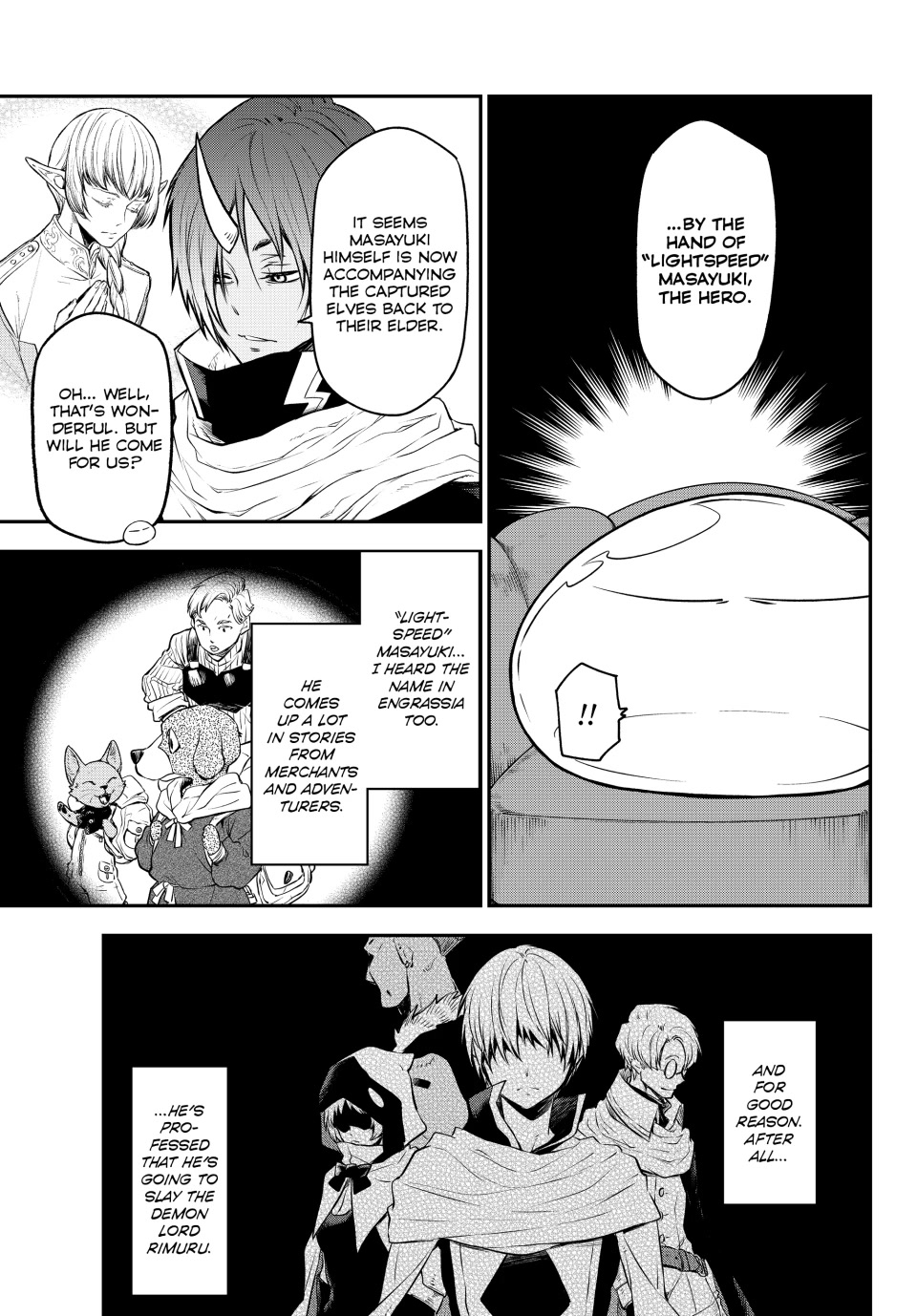 Tensei Shitara Slime Datta Ken Chapter 107 page 15 - Chapter 107: The Lightspeed Hero