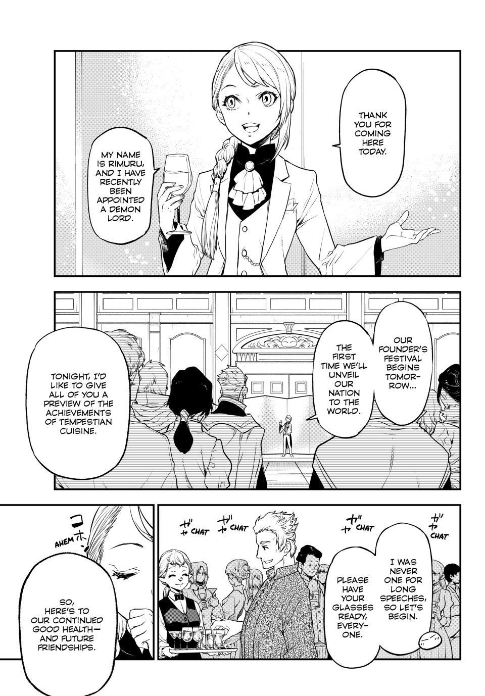 Tensei Shitara Slime Datta Ken Chapter 110 page 1 - Chapter 110