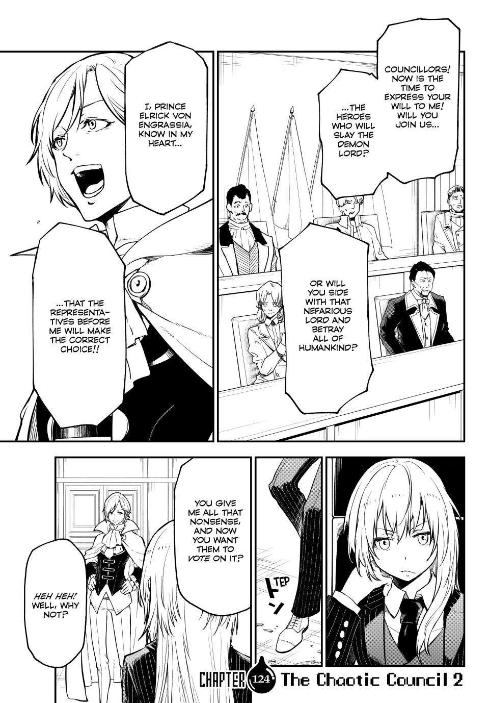 Tensei Shitara Slime Datta Ken Chapter 124 page 1 - Chapter 124