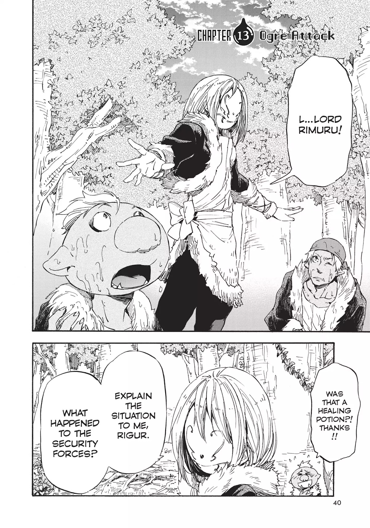 Tensei Shitara Slime Datta Ken Chapter 13 page 2 - Chapter 13: Ogre Attack