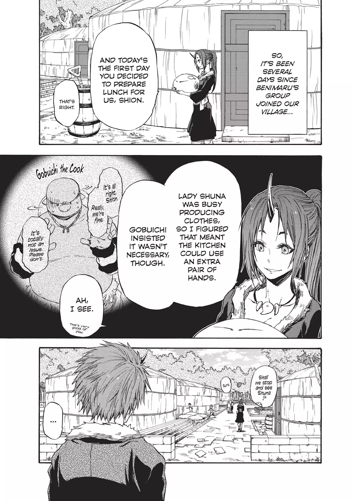Tensei Shitara Slime Datta Ken Chapter 16 page 1 - Chapter 16: Gabiru Arrives!