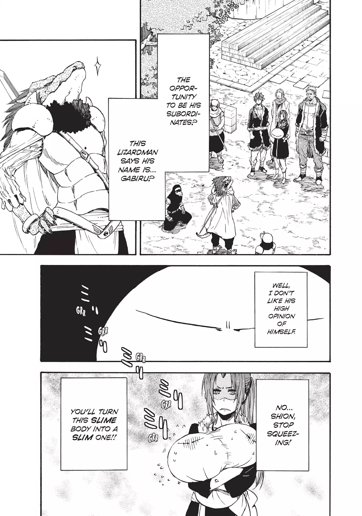 Tensei Shitara Slime Datta Ken Chapter 17 page 1 - Chapter 17: Gobta vs. Gabiru
